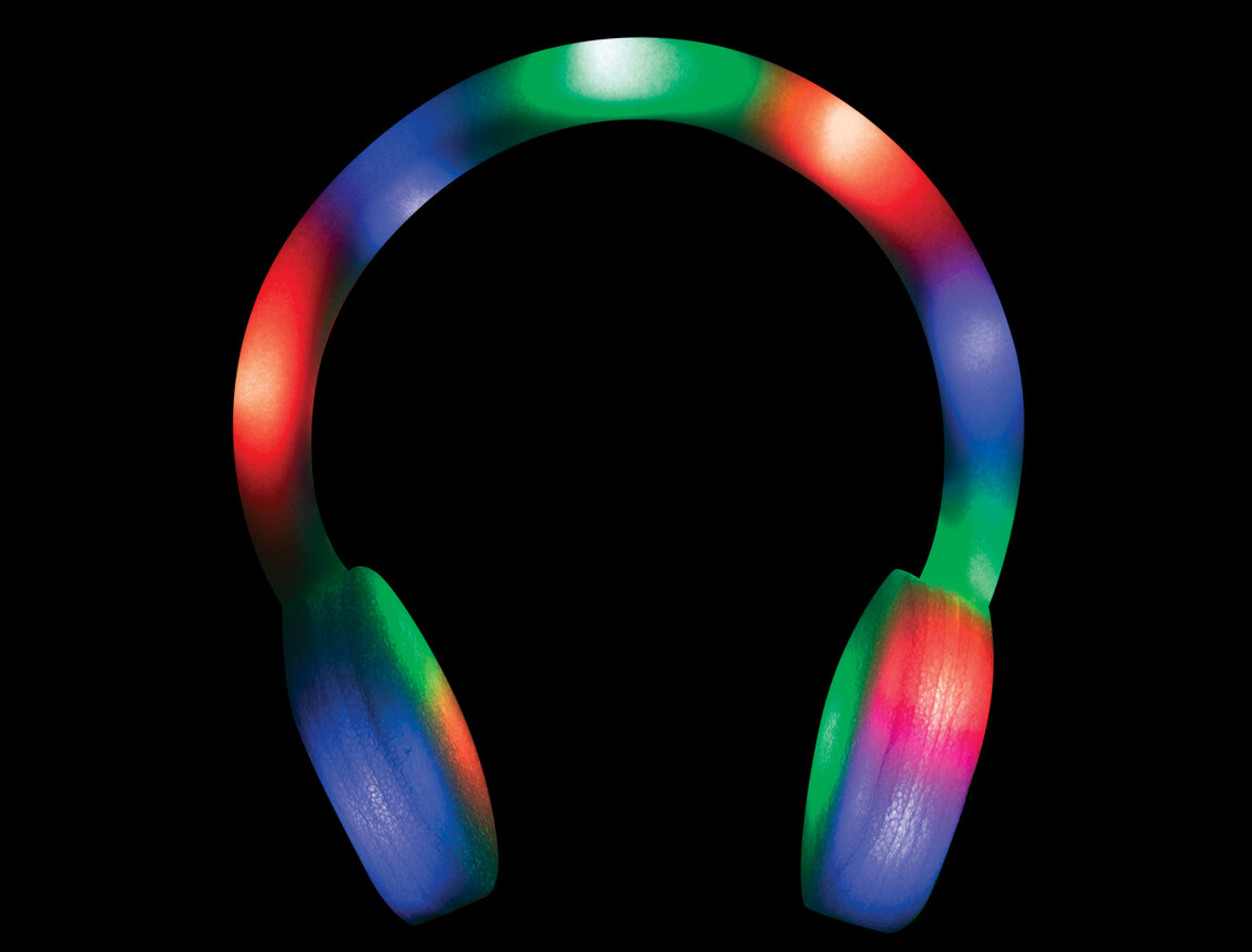 Foam LED Light Up Headphones