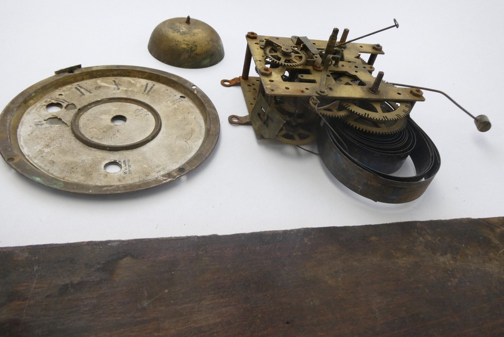 Broken Brass Unknown Maker Gears Clock Parts Panel Face Movement