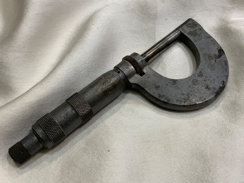 Micrometer Mauser 0-25 mm 0.01 1940s Germany