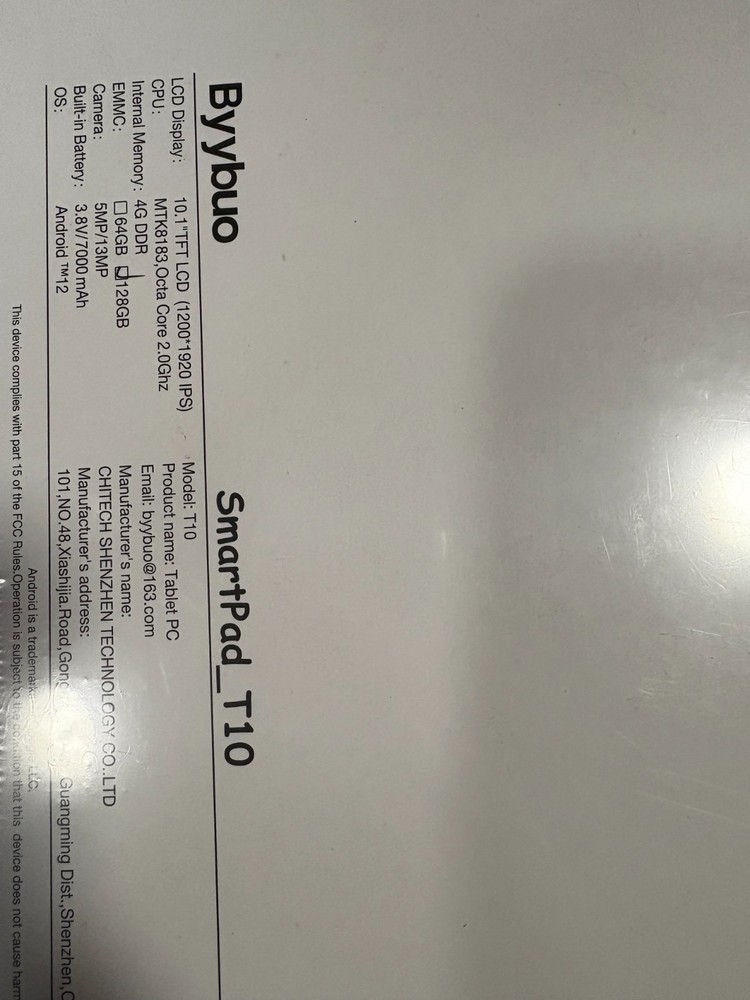 Byybuo smartpad T10