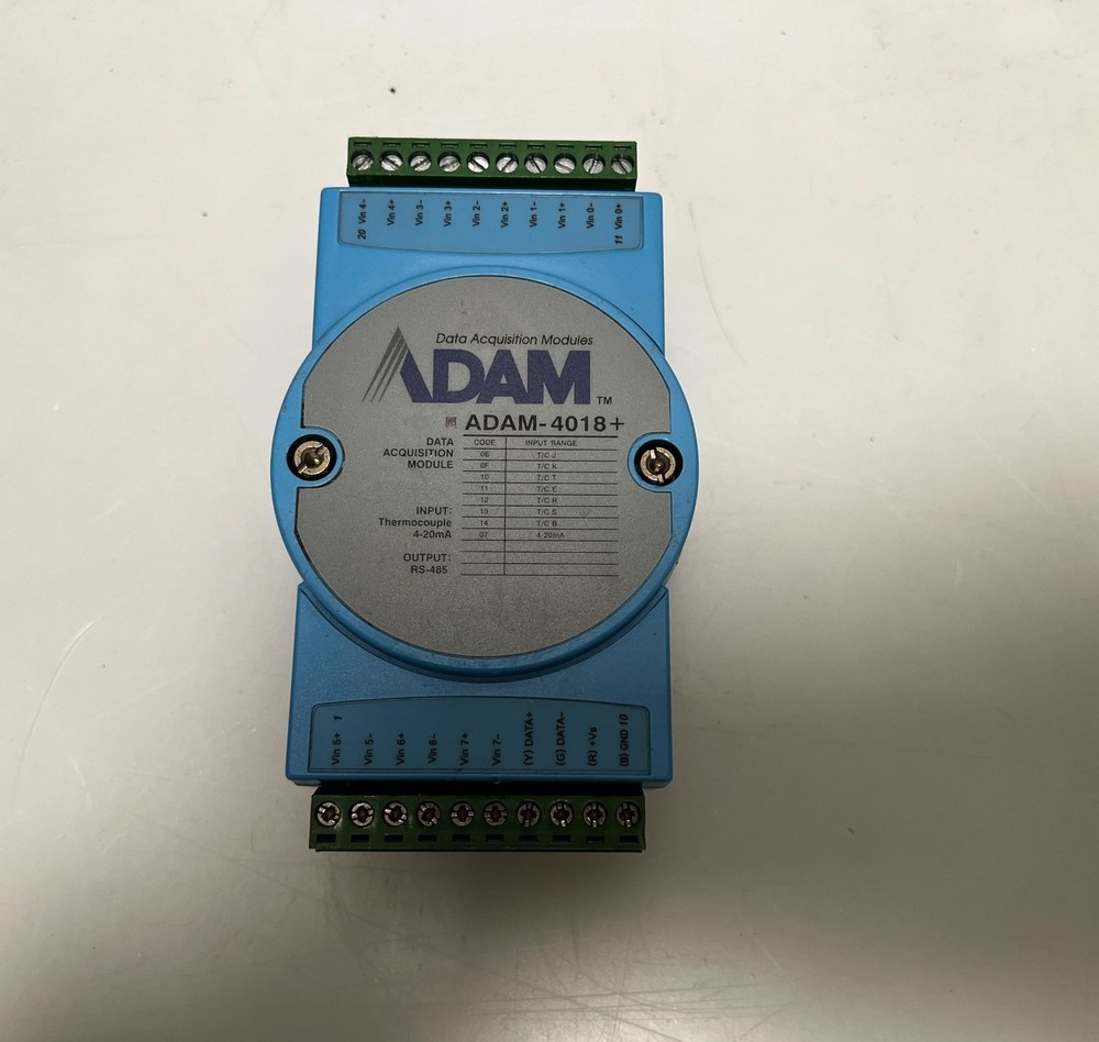 Advantech ADAM‑4018+ Data Acquisition Module | 8‑Channel Analog Input | RS‑485