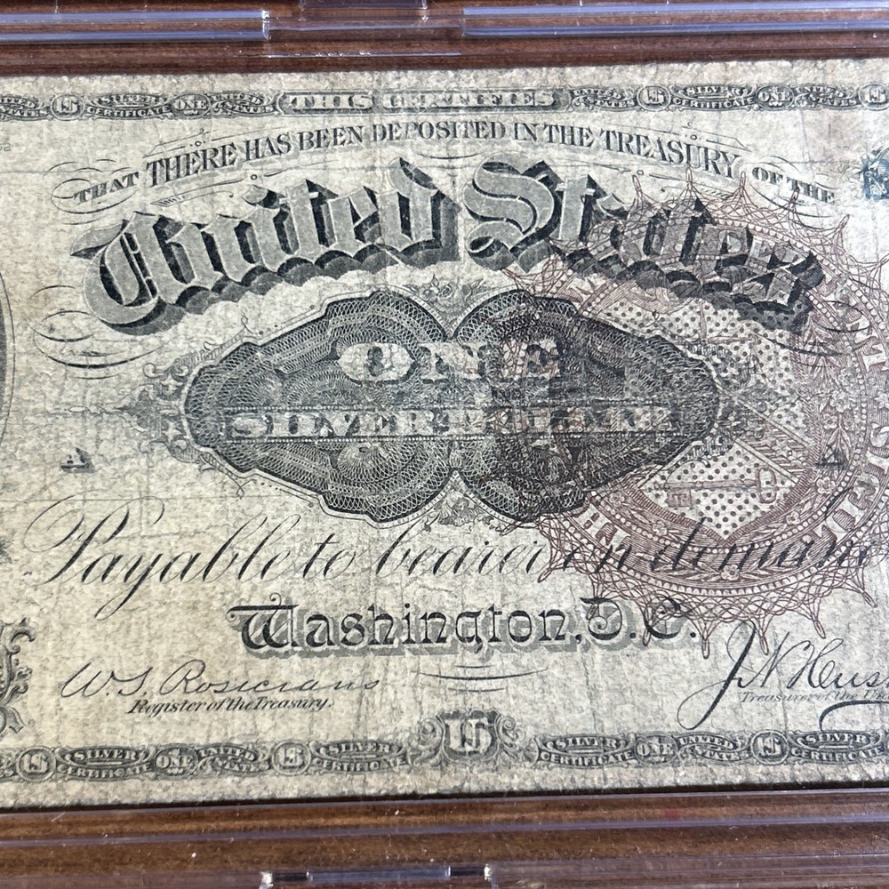 1886 $1 Silver Certificate Well Circulated