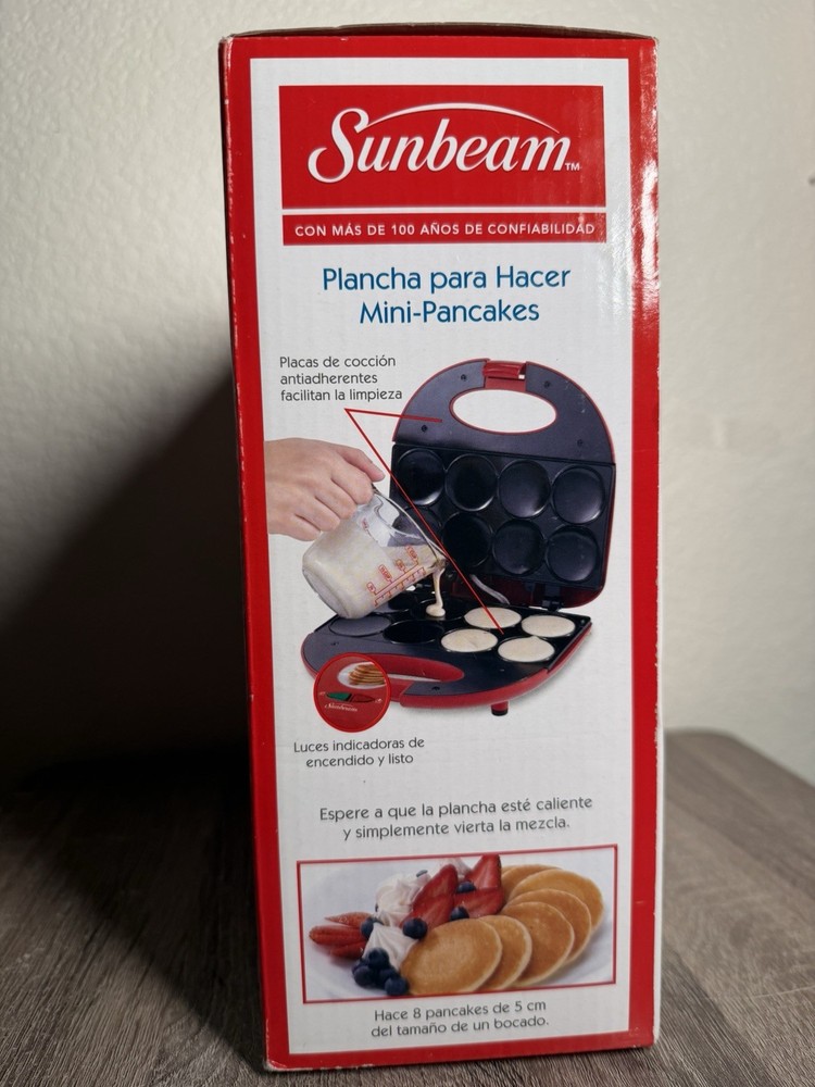 Sunbeam Mini Pancake Maker Electric Pancake Machine Small Griddle