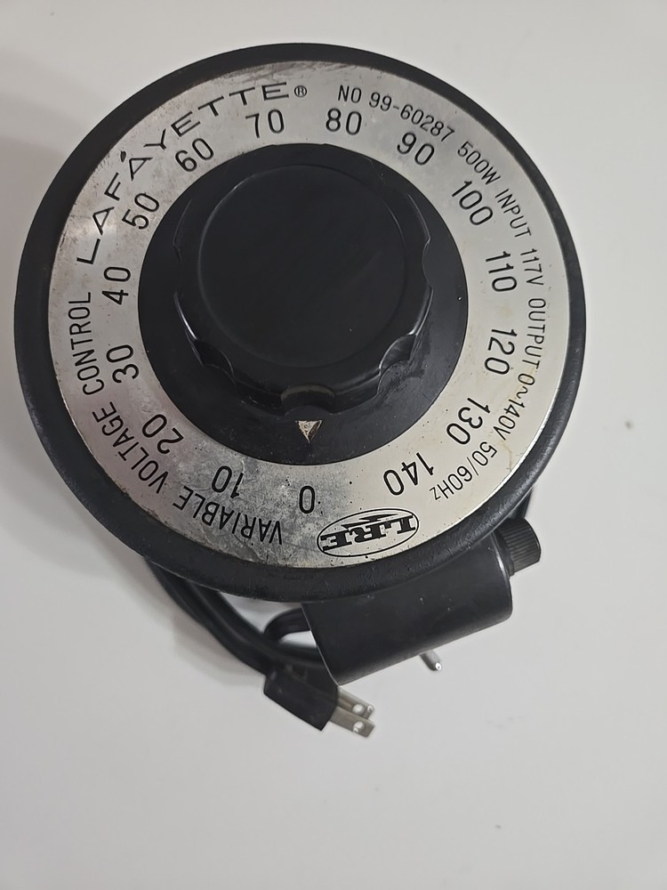 LRE LAFAYETTE vintage 500 W Variable Voltage Control Input 117v~Output 0~140v