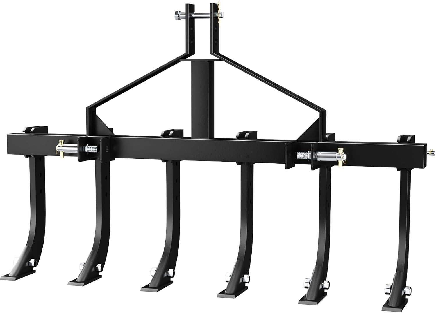 48" Plow Cultivator, 3 Point Tiller Scarifier with 6 Detachable Scarifier Shanks