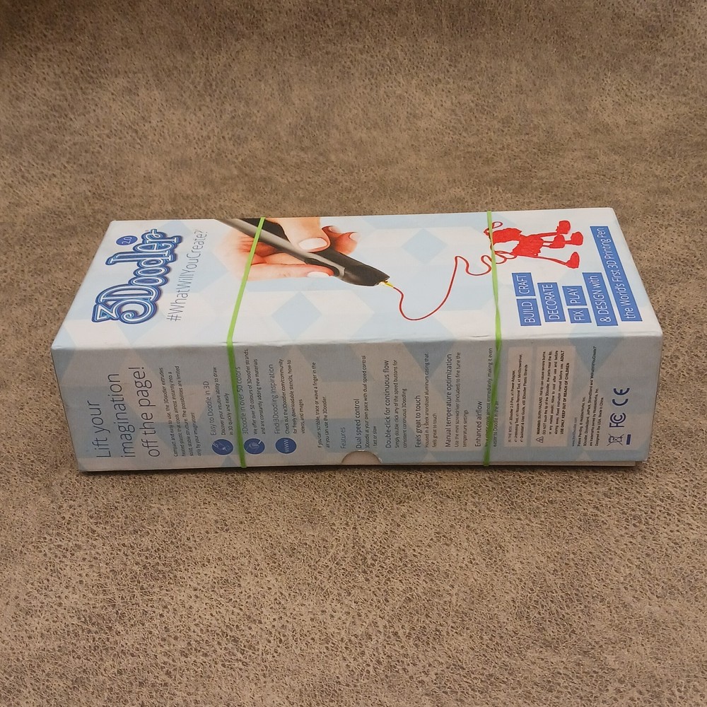 3Doodler 2.0 3D Printing Pen Bundle Extras Untested 2 Pens Powers On READ