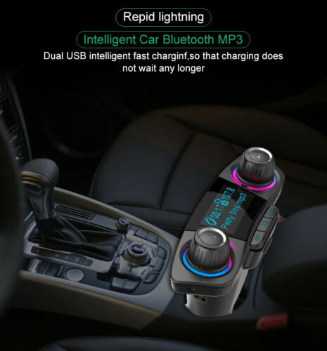 Bluetooth Car FM Transmitter MP3 Player Hands free Radio Adapter Kit USB Charger