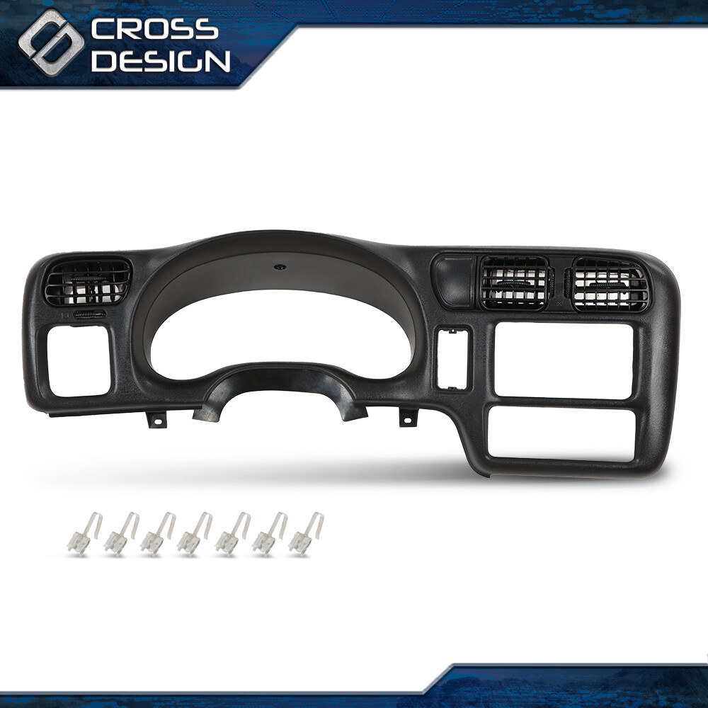 Fit For 98-04 Chevy S-10 GMC Jimmy Sonoma Blazer Speedo Dash Bezel Din