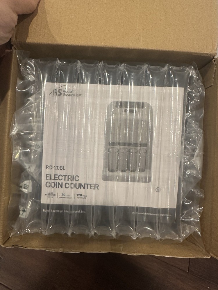 "Retro" Electronic Coin Counter/Sorter (RC-20BL)