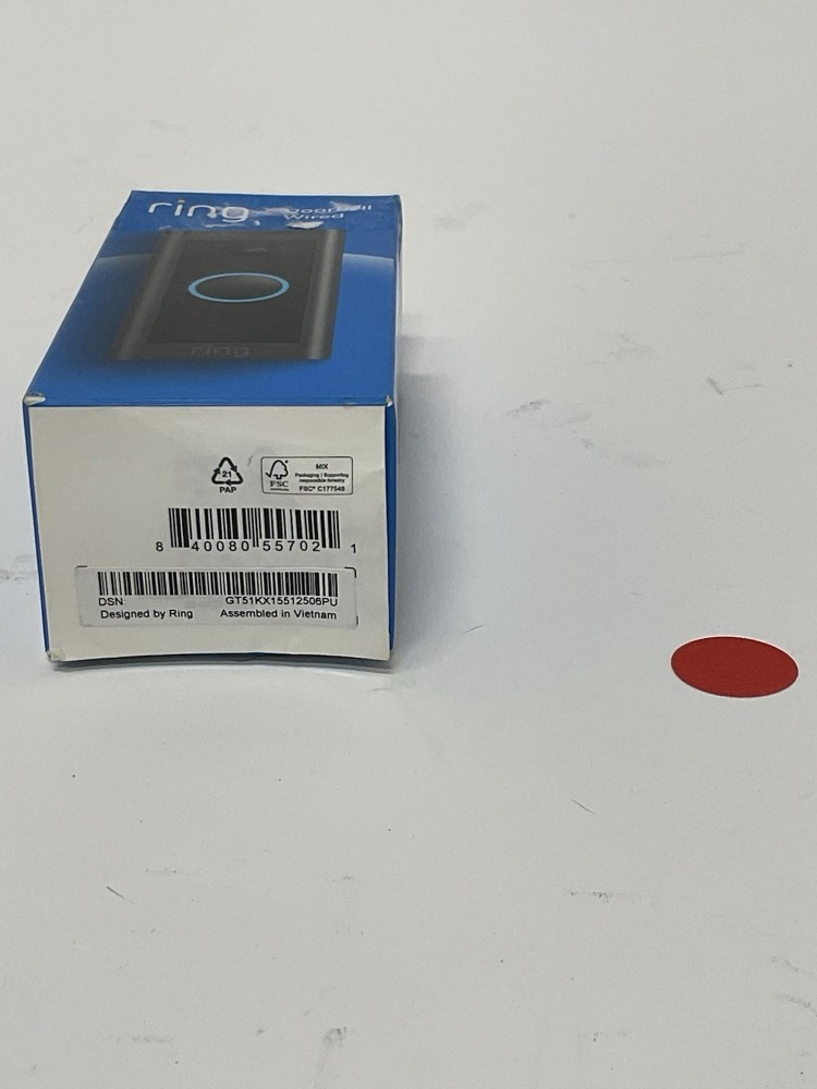 Ring Video Doorbell Wired - Black