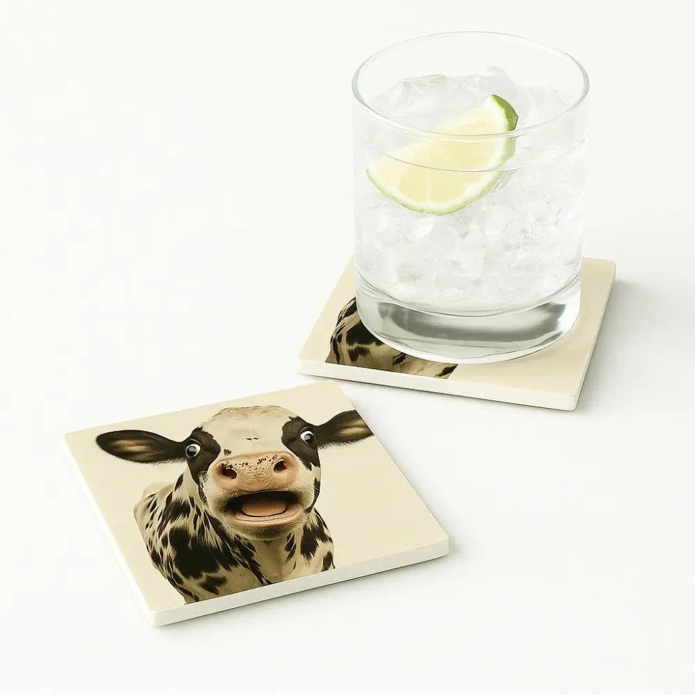 Handmade Coaster: Holy Cow, What Now?!