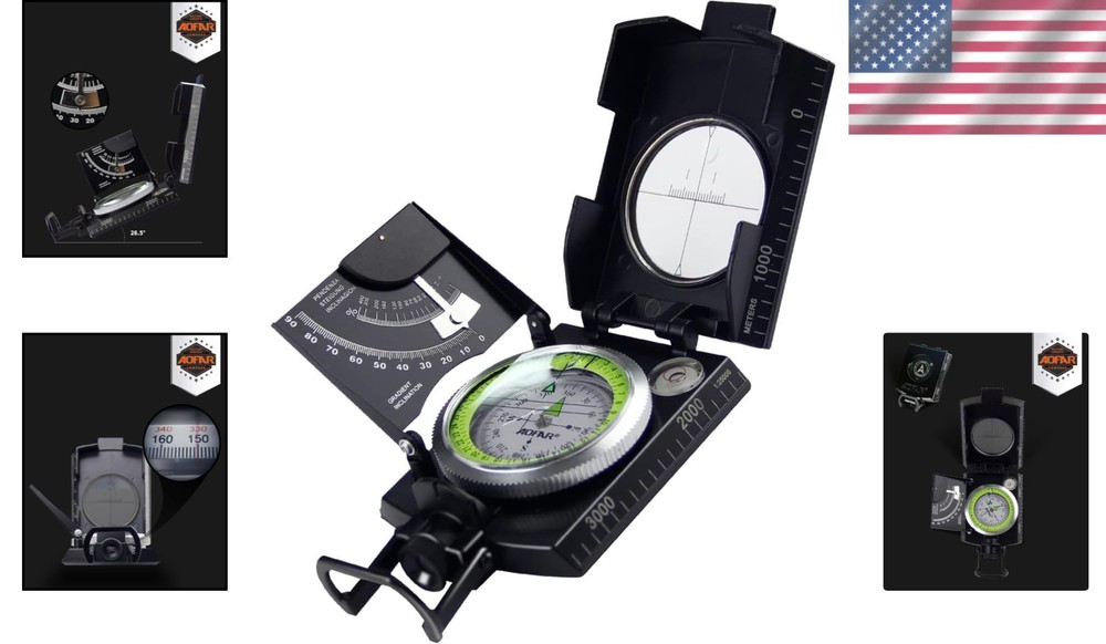 Zinc Construction Compass for Activities - AF-4074