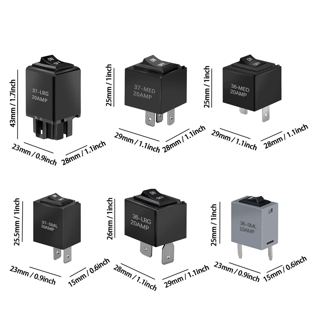 9038 Relay Bypass Switch, Relay Bypass Switch Kit, Replacement 9036 9037