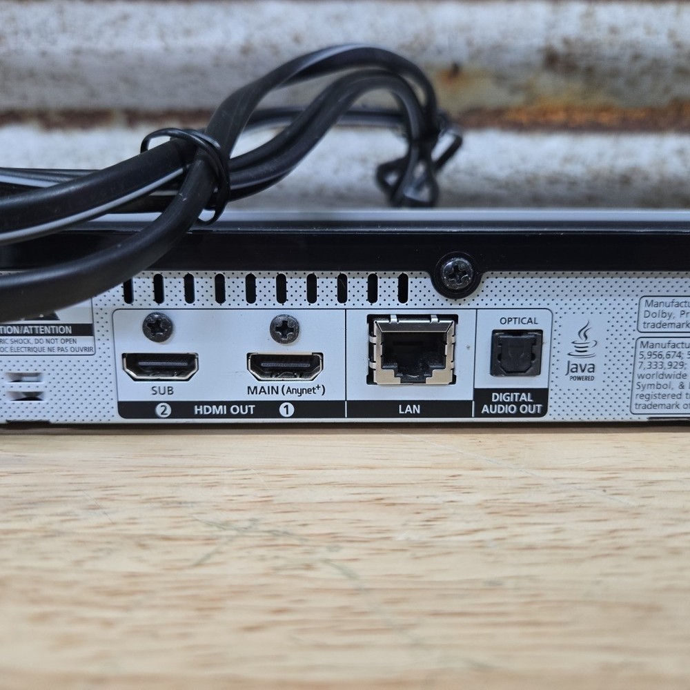 Samsung BD-F7500 3D Blu-ray Player NO REMOTE Tested / Working