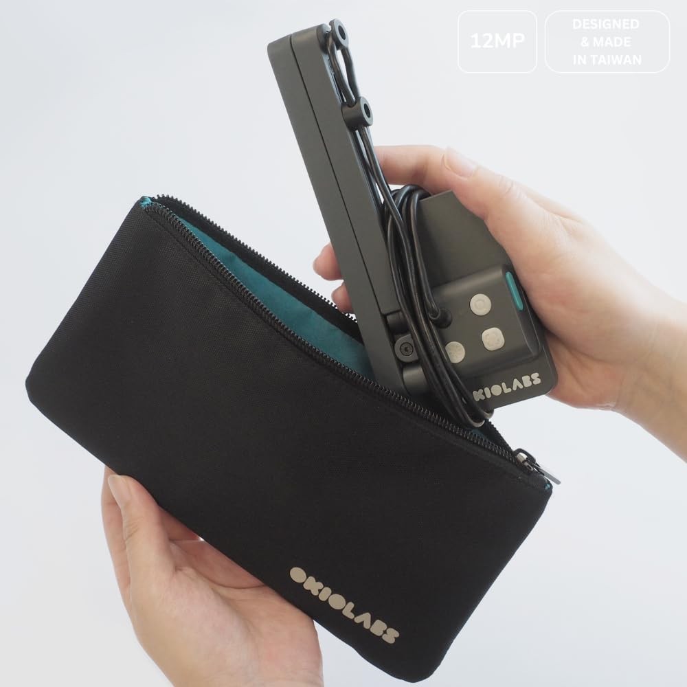 OKIOCAM S2 Pro 13-MP USB Document Camera, Built-in Light & Mic, OKIOPoint Smart