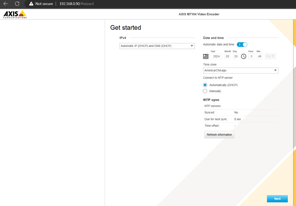 (Used) Axis M7104 Video Encoder 01679-001 [CTSL]