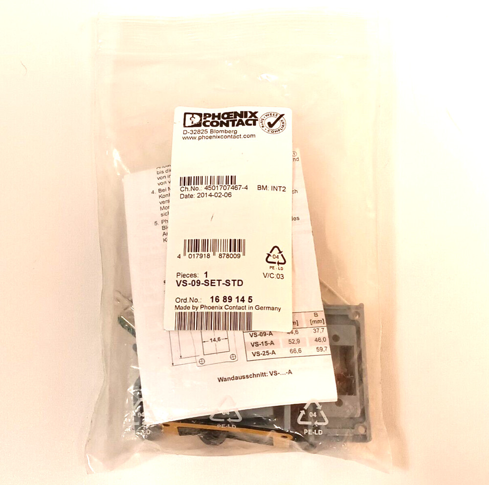 Phoenix Contact VS-09-SET-STD Connector Plug VS09SETSTD