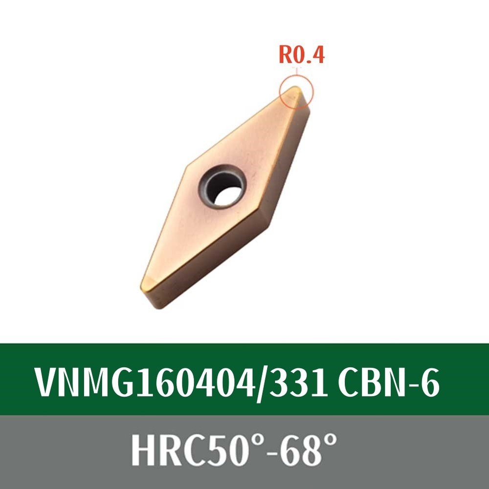 2pcsCubic Boron NitrideCarbide Inserts Composite coating for high Speed Finishin