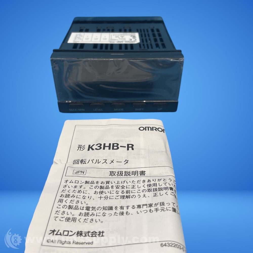 Omron K3HB-RNB Digital Panel Meter FNOB