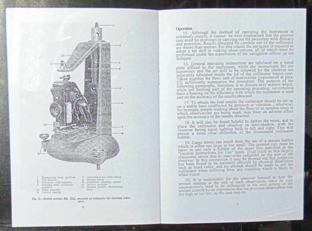 Bubble Sextants Mk IX Portable Collimator (55)