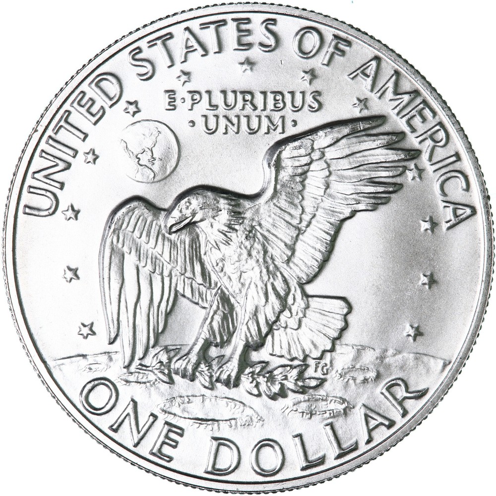 1973 S Eisenhower Dollar 40% Silver BU Ike US Coin