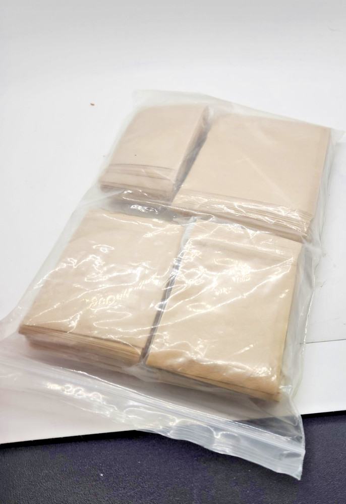 400 Count Disposable Tea Filter Bags - Unbleached Paper Drawstring Tea Infuser