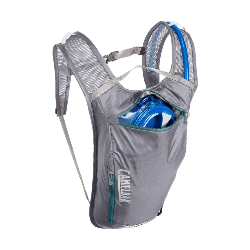 CamelBak ‎Classic Light Adjustable Hydration Pack, 2 Liter, Gunmetal/Hydro