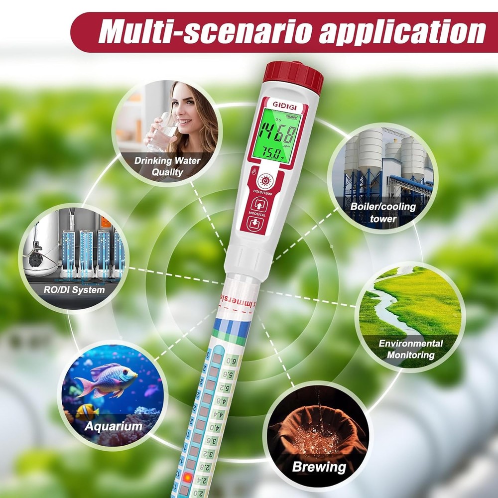 Truncheon Nutrient Meter PPM Hydroponics TDS Digital Water...