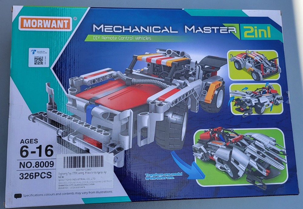 Morwant Mechanical Master 2 in 1 DIY Remote Control Vehicle 8009