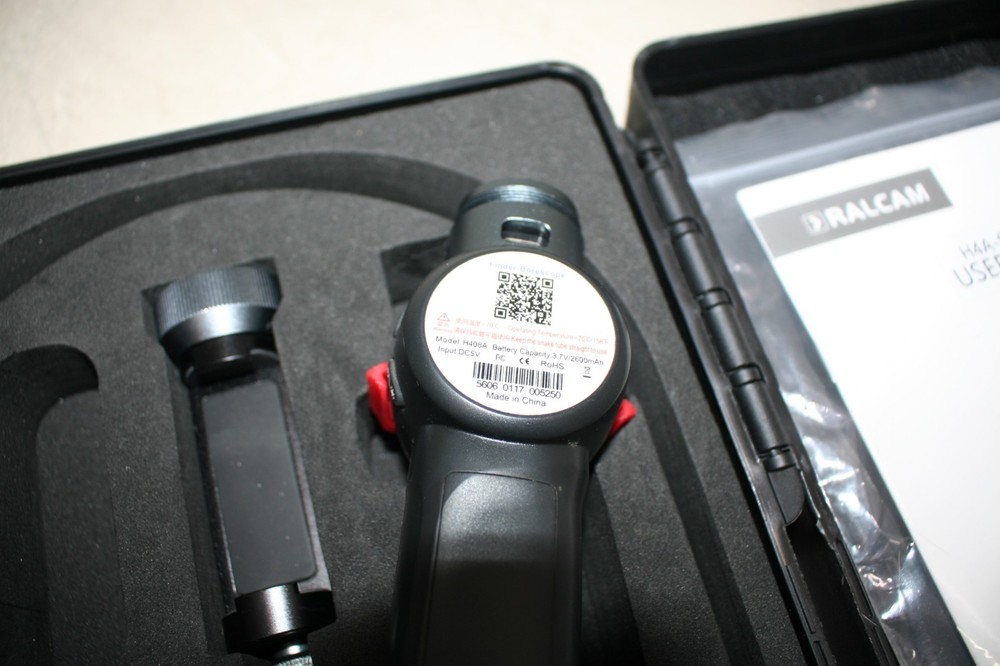 Ralcam H408A Steering Borescope Endoscope Camera 6ft. for Android & iPhone