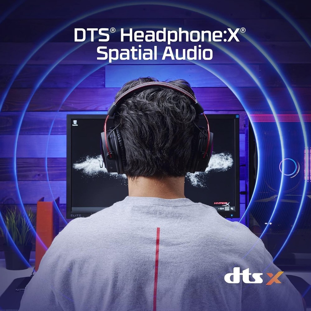 HyperX Cloud Alpha Wireless PC Gaming Headset, Memory Foam 300-hour Battery Life