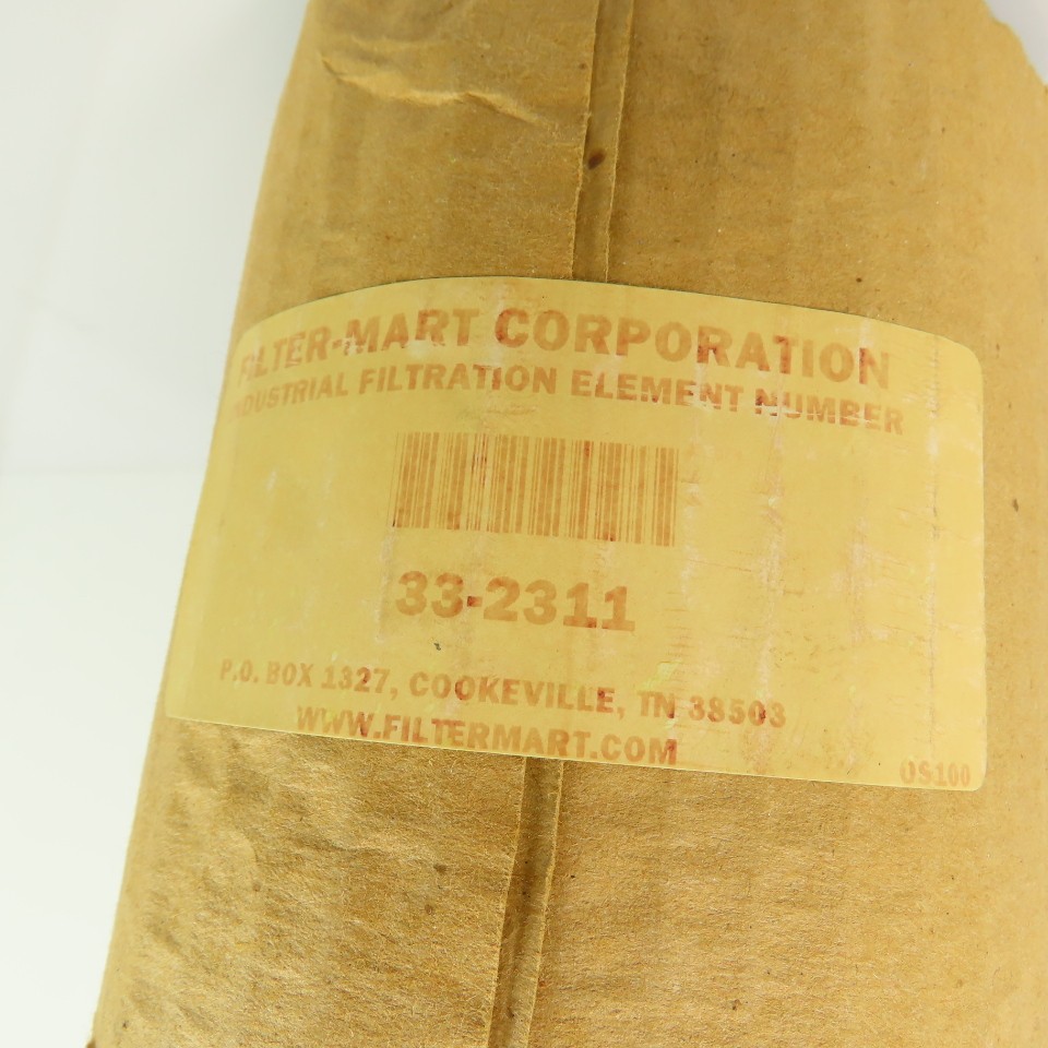 Filter-Mart 33-2311 Hydraulic Filter Element 3" x 2-1/2" Threaded Stainless Mesh