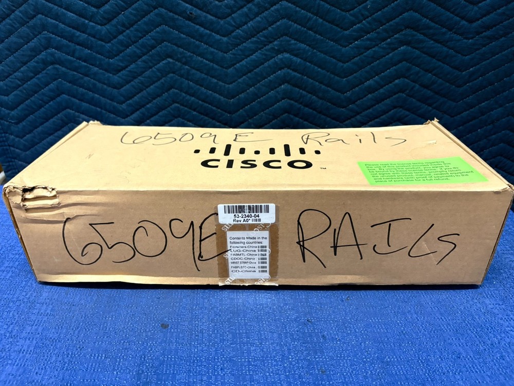 Mounting Kit for Cisco Catalyst 6500 Series Rails , Hardware , Install Discs