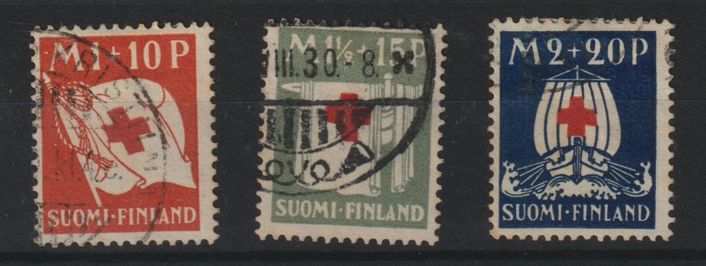 Finland - 1930 - Red cross - Used