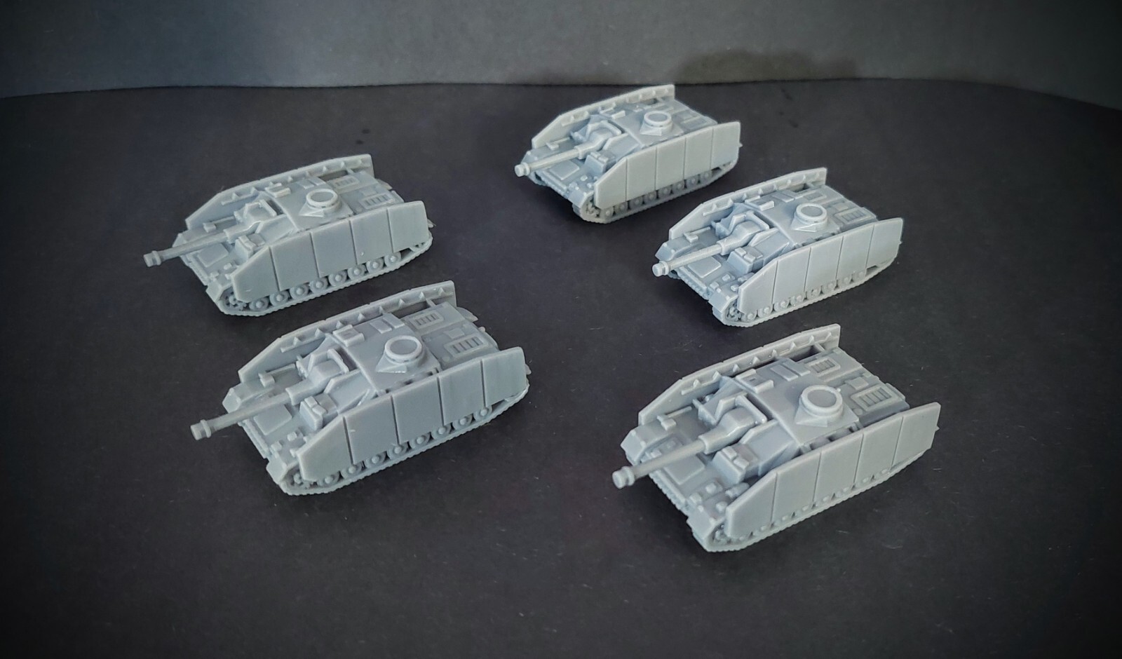HO Scale German StuG IV Tank Destroyer Platoon X5 Lot Fow 1/87th