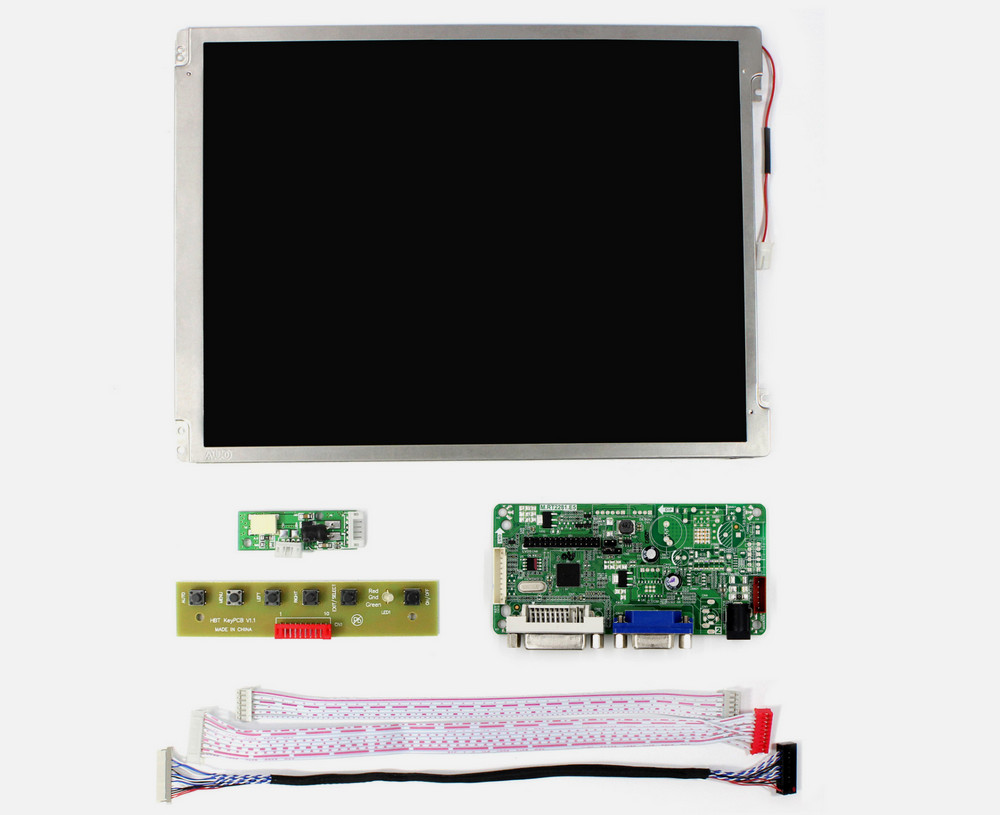 DV VGA LCD Controller Board 10.4" 800x600 LCD Screen Replace G104SN03 V1 LCD