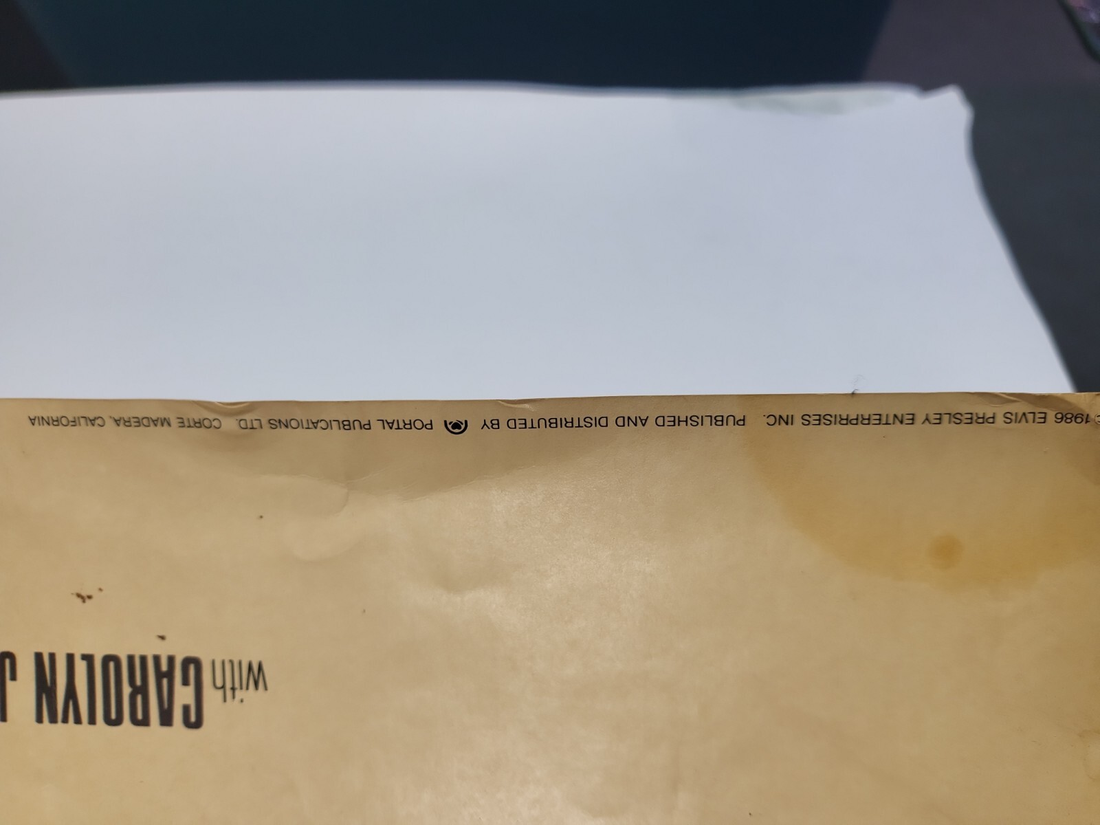 King Creole Elvis Presley Poster By René Chateau ￼ 1986 Portal Publications ￼