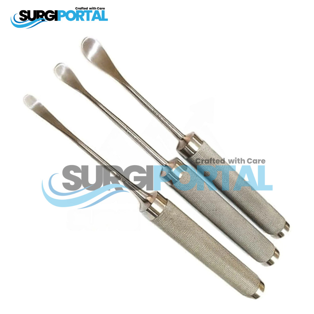 Cobb Spinal Elevators Curved Set Of 3 Orthopedic Surgical Instruments