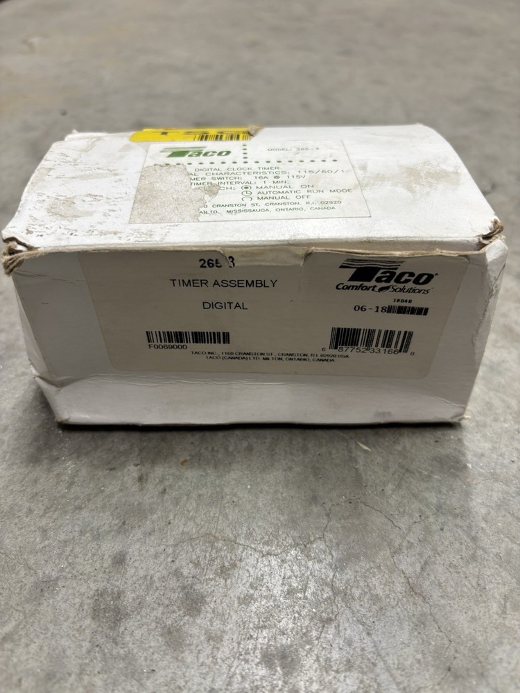 TACO 265-3 Digital Clock Timer
