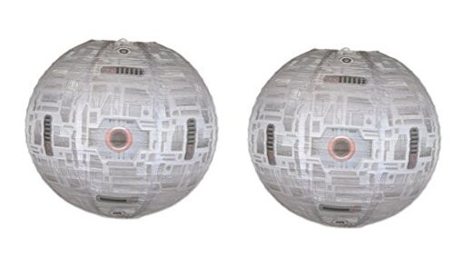 2Piece Space Station Paper Lanterns, 15.5", , Multicolored