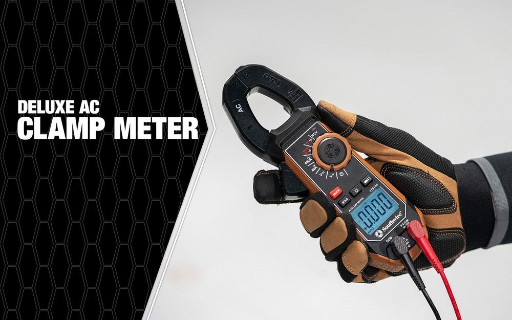 Southwire 21510N clamp meter; third-hand test probe holder; 400A AC current r...
