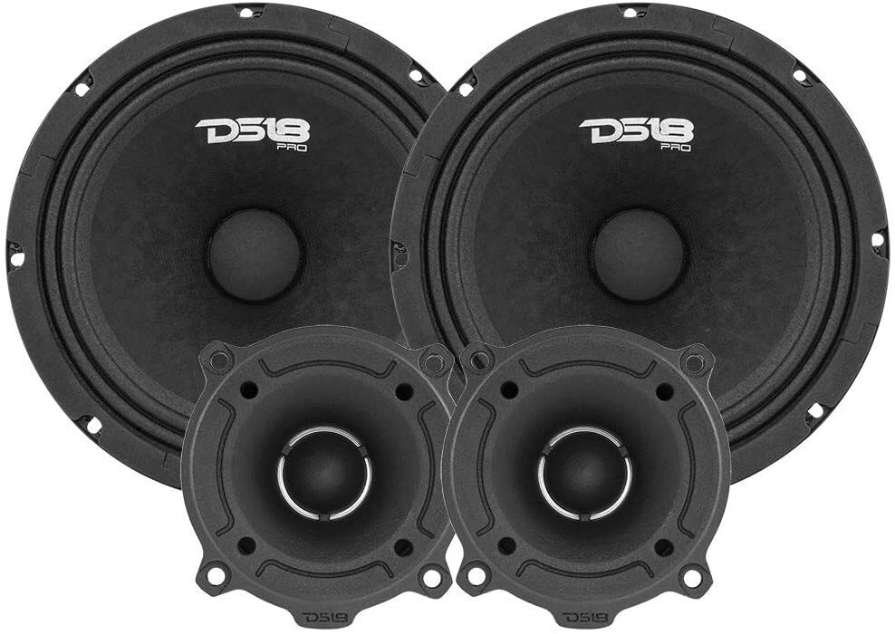 DS18 8" Midrange Speaker & 1" Super Bullet Tweeter Complete Package 580W Max