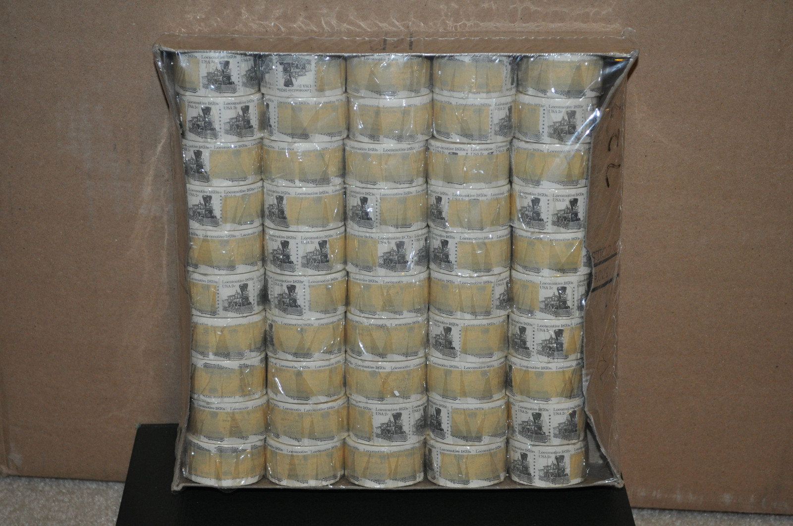 UNOPENED Full Coil of 500 2c Scott #1897A Locomotive ,1st Transportation Series