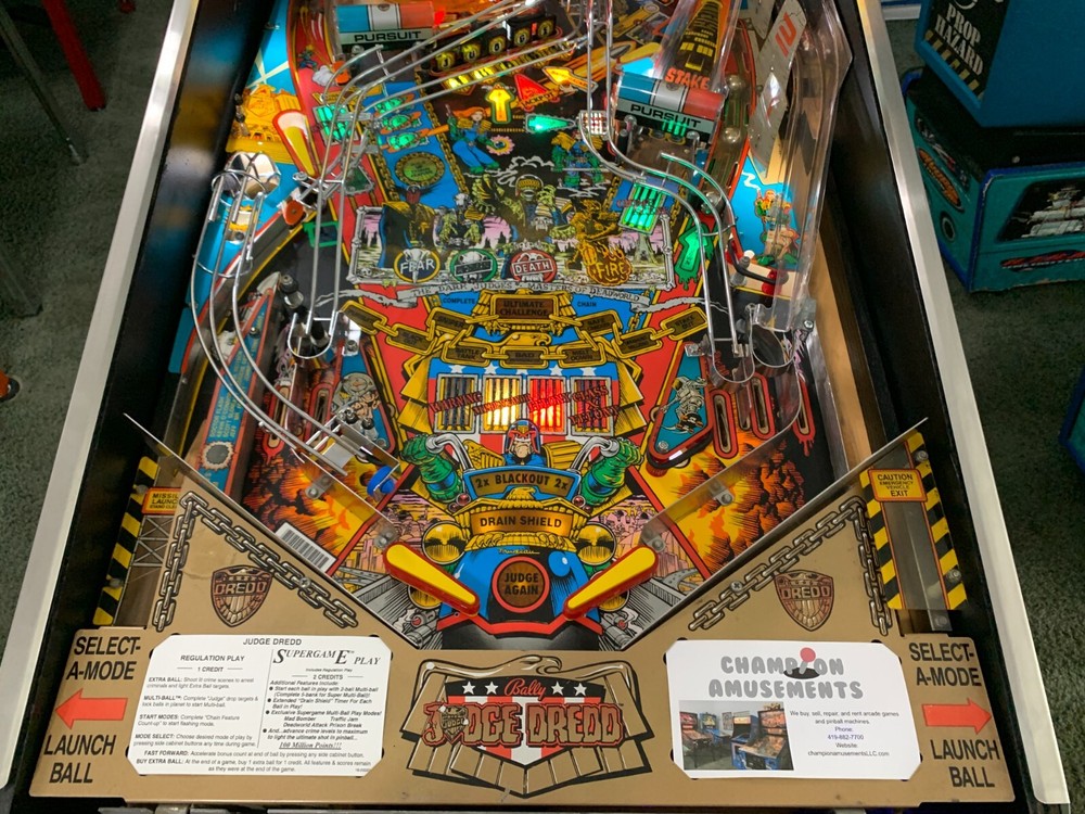 Judge Dredd Pinball - Beautifully Restored
