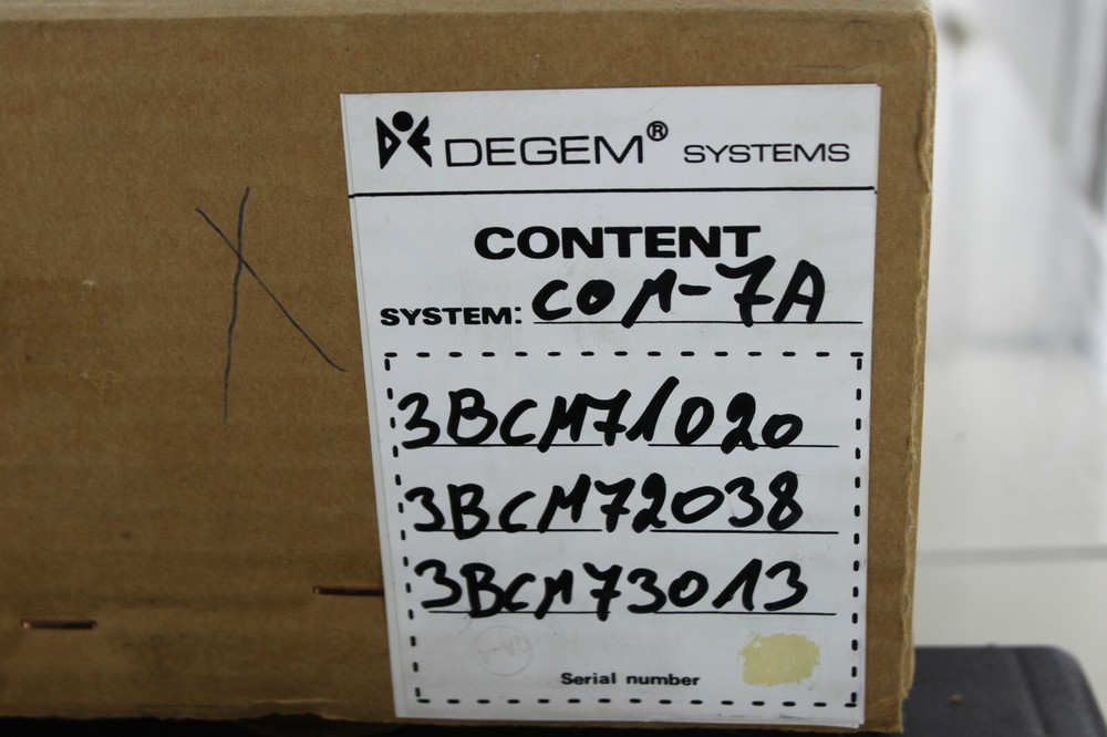 DEGEM SYSTEMS UNITCOM 7A CHANNEL ONE MODULATOR DEMODULATOR GENERATORS