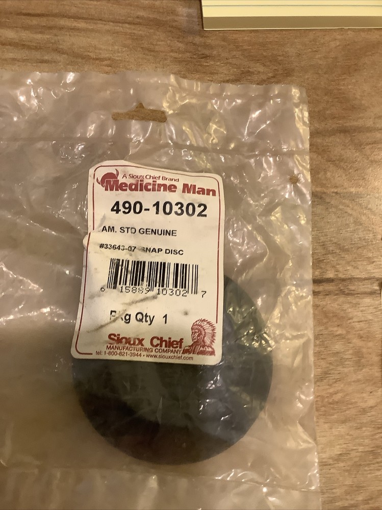 Sioux Chief Snap Disc 33643-07