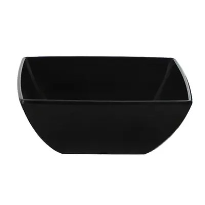 Thunder Group 69003BK 2.5 oz square Melamine Ramekin BLK - 1 Dozen