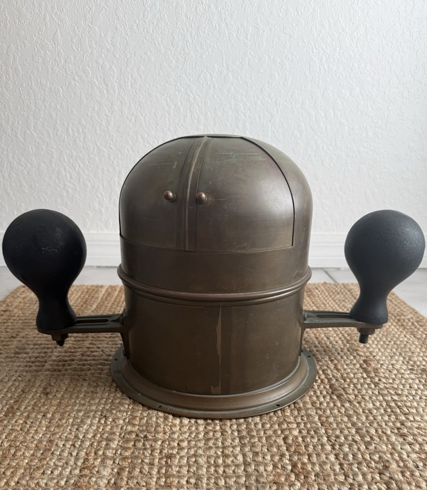 Vintage Solid Brass Nautical Binnacle Housing Ships Compass Nautical Maritime