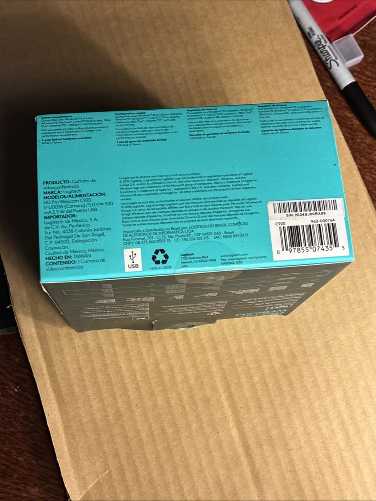 Logitech C920 PRO HD Webcam For Windows and Mac