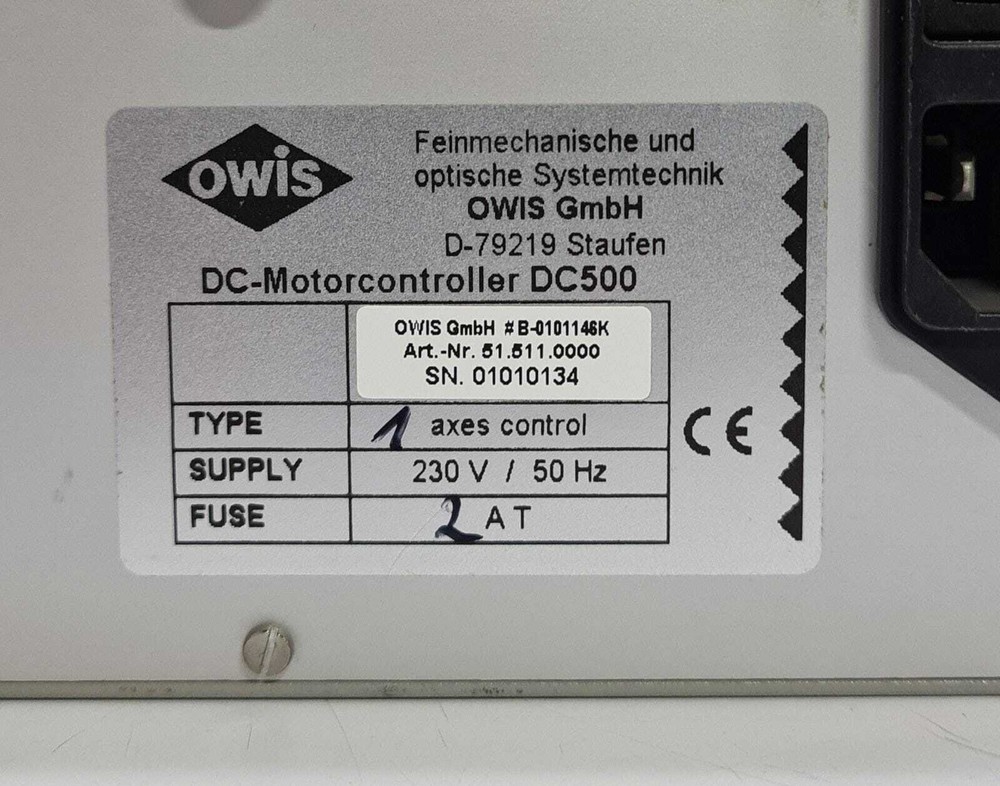 OWIS DC500 DC-MOTOR CONTROLLER 500 Axis Motion Linear Stage